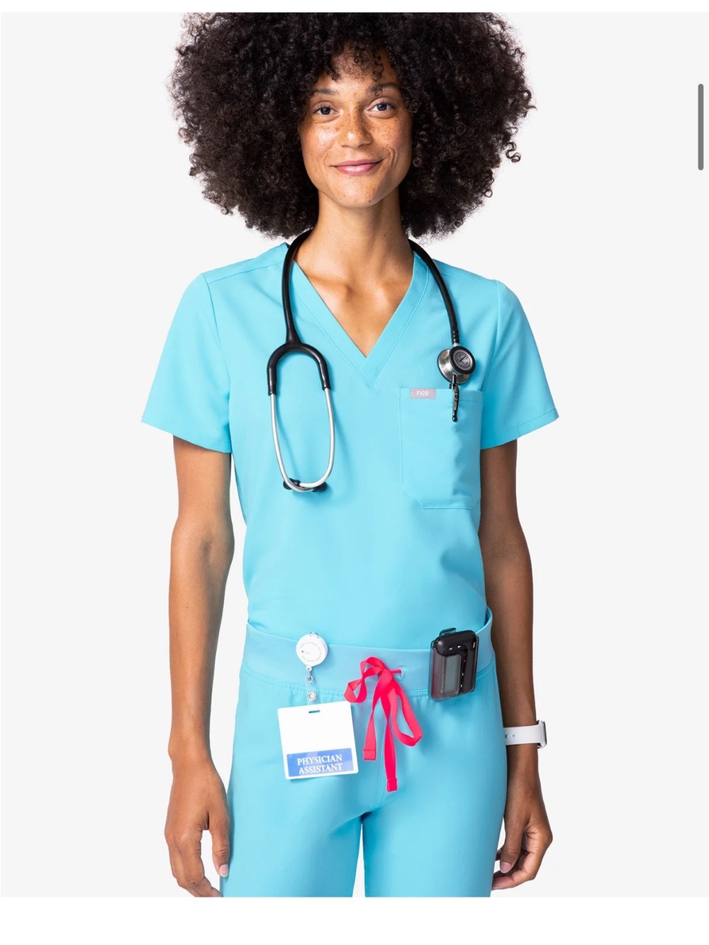 Figs Women’s Neon Blue Set